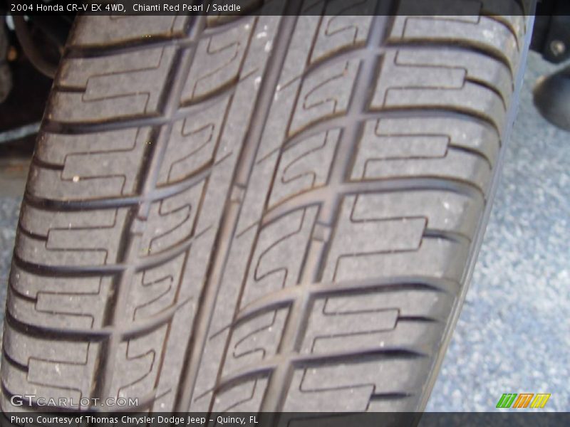 Chianti Red Pearl / Saddle 2004 Honda CR-V EX 4WD