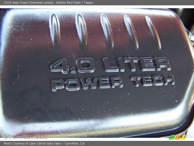 Inferno Red Pearl / Taupe 2004 Jeep Grand Cherokee Laredo
