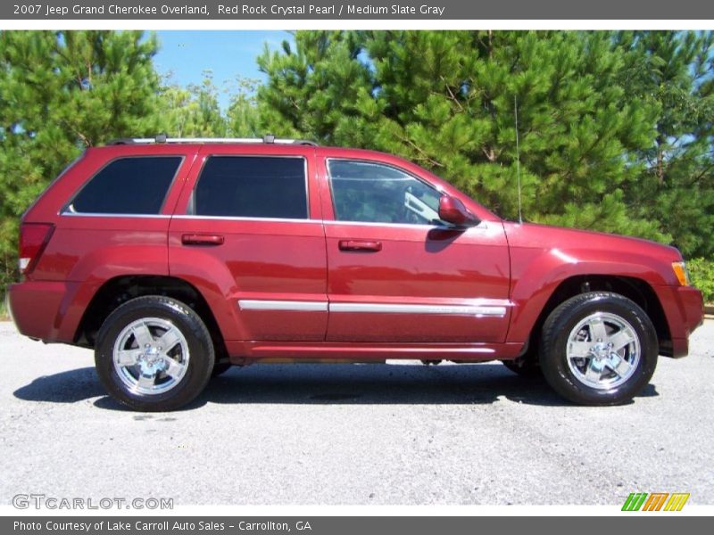  2007 Grand Cherokee Overland Red Rock Crystal Pearl