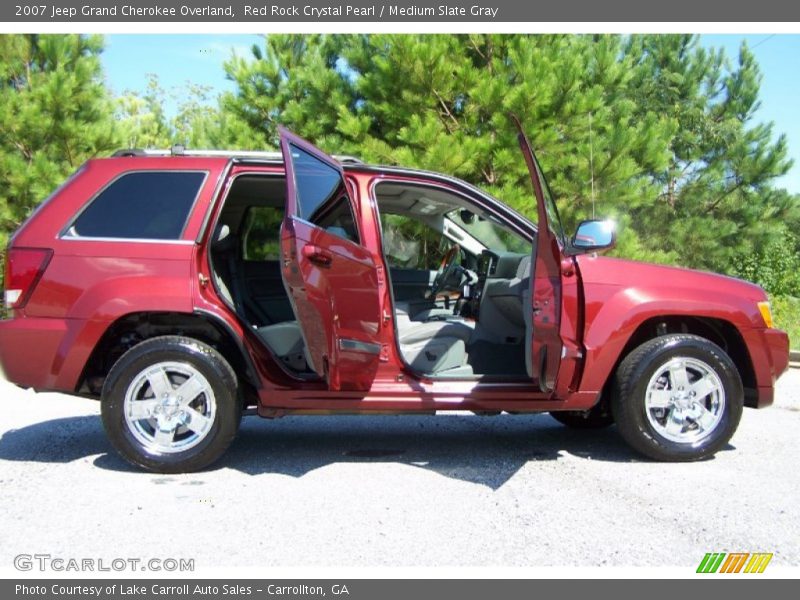 Red Rock Crystal Pearl / Medium Slate Gray 2007 Jeep Grand Cherokee Overland