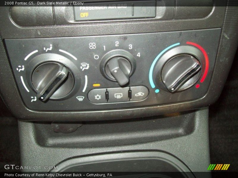 Dark Slate Metallic / Ebony 2008 Pontiac G5