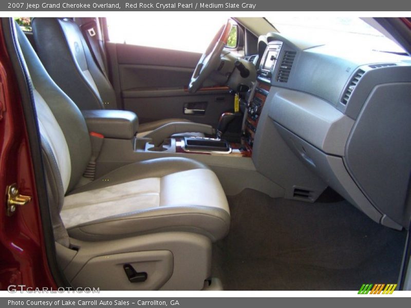 Red Rock Crystal Pearl / Medium Slate Gray 2007 Jeep Grand Cherokee Overland