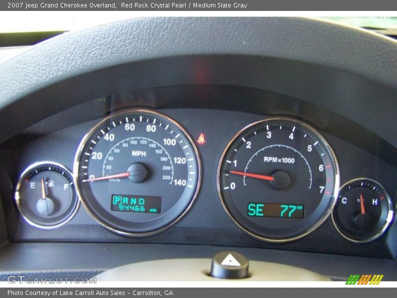  2007 Grand Cherokee Overland Overland Gauges