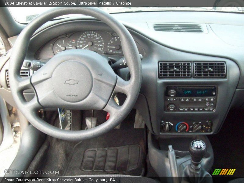 Dashboard of 2004 Cavalier LS Sport Coupe