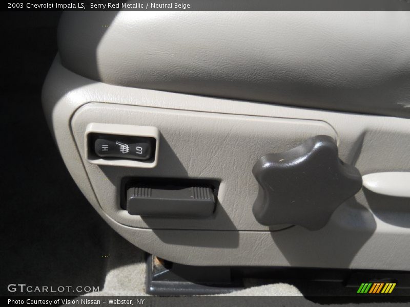 Berry Red Metallic / Neutral Beige 2003 Chevrolet Impala LS
