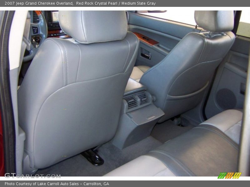 Red Rock Crystal Pearl / Medium Slate Gray 2007 Jeep Grand Cherokee Overland