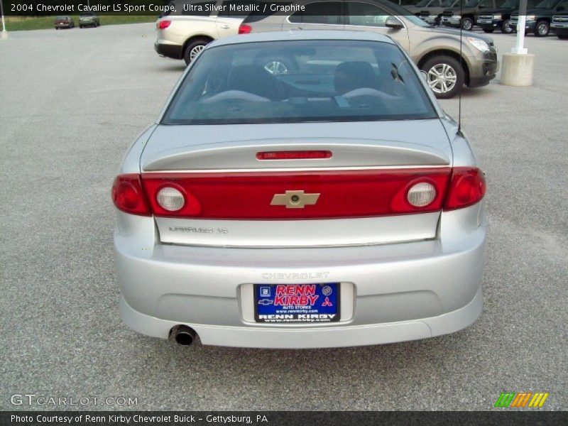 Ultra Silver Metallic / Graphite 2004 Chevrolet Cavalier LS Sport Coupe