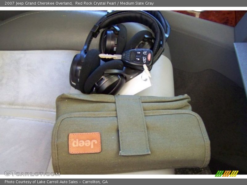 Red Rock Crystal Pearl / Medium Slate Gray 2007 Jeep Grand Cherokee Overland