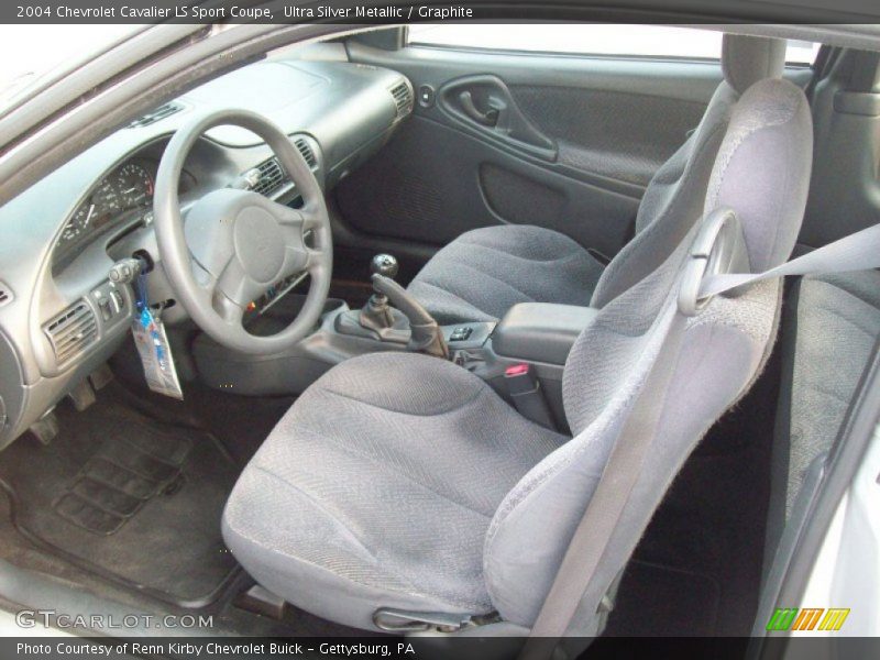  2004 Cavalier LS Sport Coupe Graphite Interior