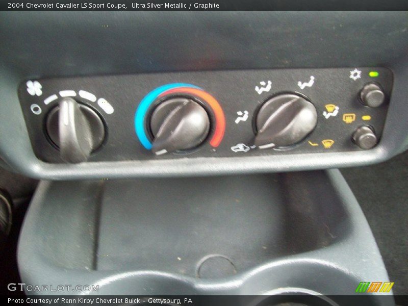 Controls of 2004 Cavalier LS Sport Coupe