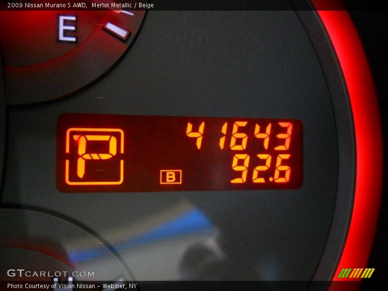 Merlot Metallic / Beige 2009 Nissan Murano S AWD