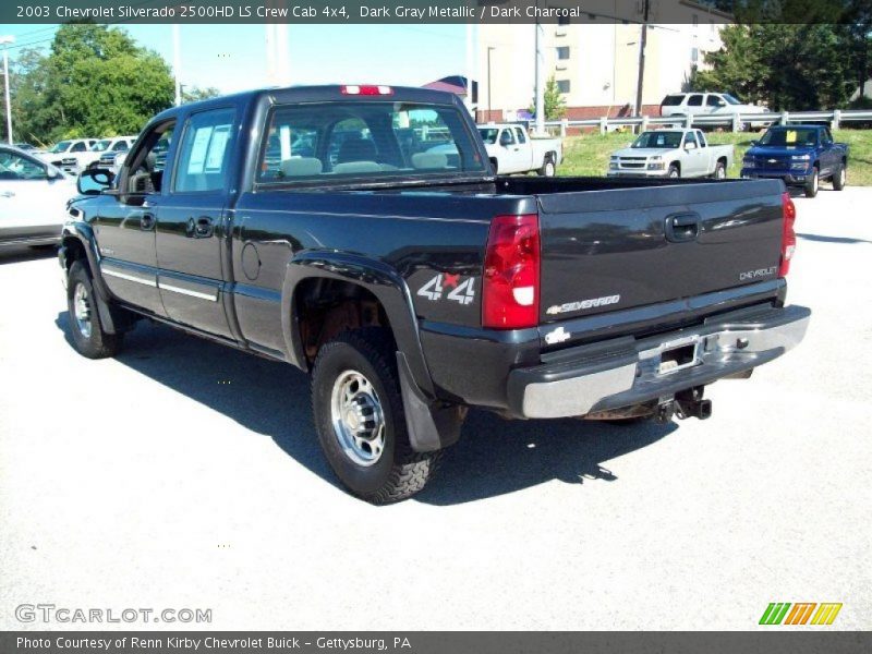 Dark Gray Metallic / Dark Charcoal 2003 Chevrolet Silverado 2500HD LS Crew Cab 4x4