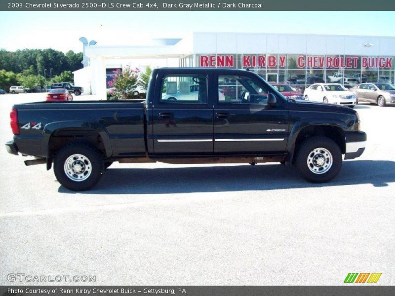 Dark Gray Metallic / Dark Charcoal 2003 Chevrolet Silverado 2500HD LS Crew Cab 4x4