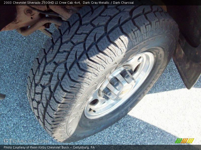 Dark Gray Metallic / Dark Charcoal 2003 Chevrolet Silverado 2500HD LS Crew Cab 4x4