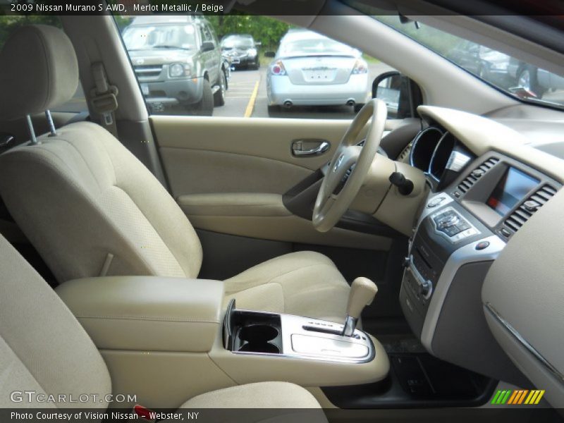 Merlot Metallic / Beige 2009 Nissan Murano S AWD