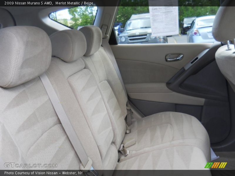 Merlot Metallic / Beige 2009 Nissan Murano S AWD