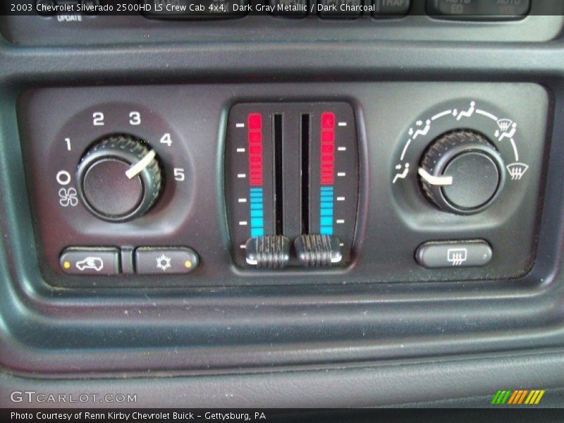 Dark Gray Metallic / Dark Charcoal 2003 Chevrolet Silverado 2500HD LS Crew Cab 4x4