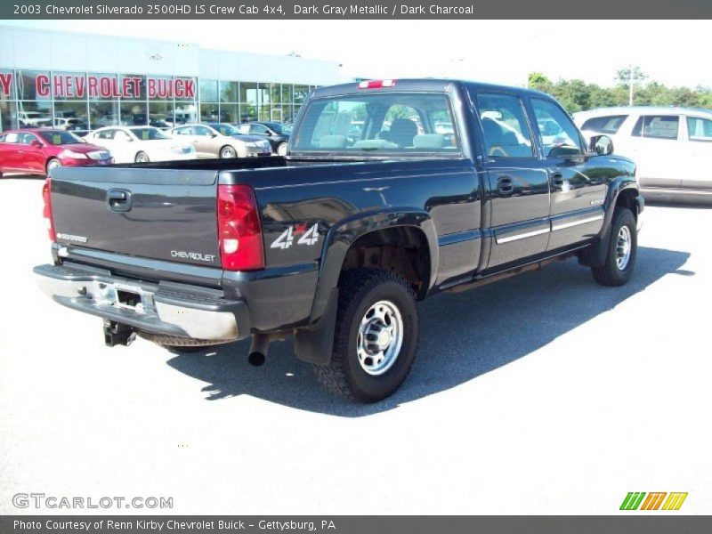 Dark Gray Metallic / Dark Charcoal 2003 Chevrolet Silverado 2500HD LS Crew Cab 4x4
