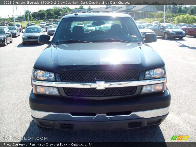 Dark Gray Metallic / Dark Charcoal 2003 Chevrolet Silverado 2500HD LS Crew Cab 4x4