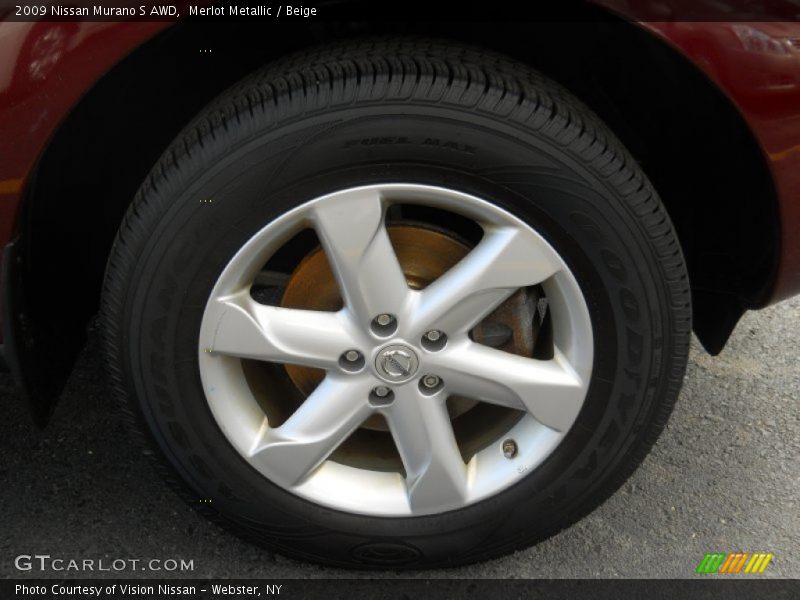 Merlot Metallic / Beige 2009 Nissan Murano S AWD