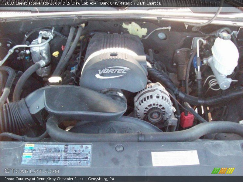  2003 Silverado 2500HD LS Crew Cab 4x4 Engine - 6.0 Liter OHV 16-Valve Vortec V8