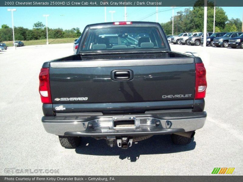 Dark Gray Metallic / Dark Charcoal 2003 Chevrolet Silverado 2500HD LS Crew Cab 4x4