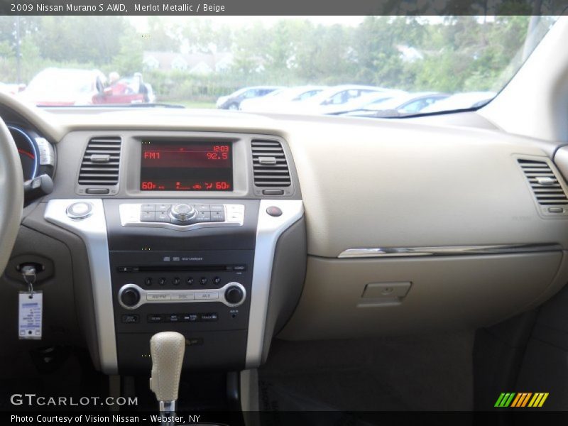 Merlot Metallic / Beige 2009 Nissan Murano S AWD