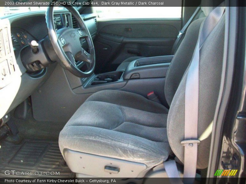  2003 Silverado 2500HD LS Crew Cab 4x4 Dark Charcoal Interior