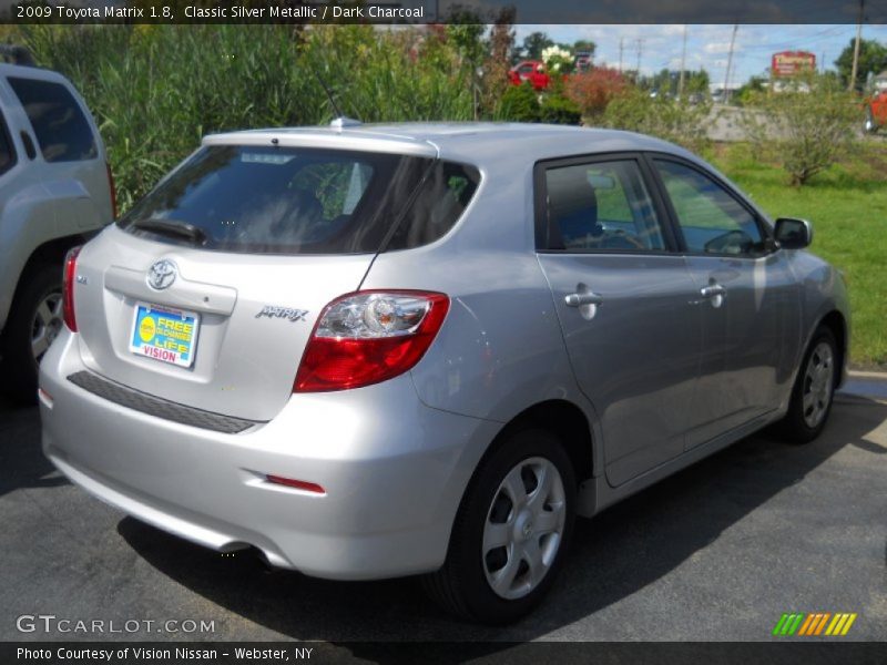 Classic Silver Metallic / Dark Charcoal 2009 Toyota Matrix 1.8