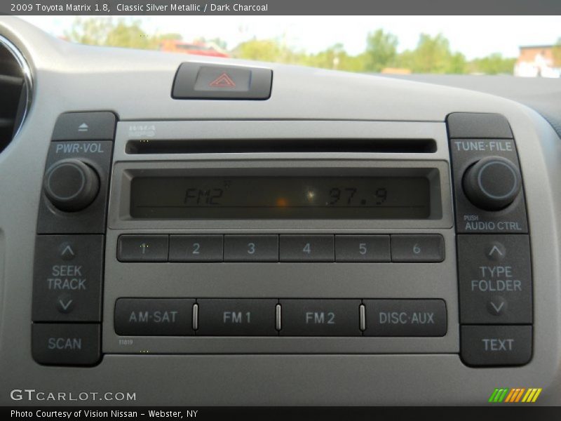 Classic Silver Metallic / Dark Charcoal 2009 Toyota Matrix 1.8