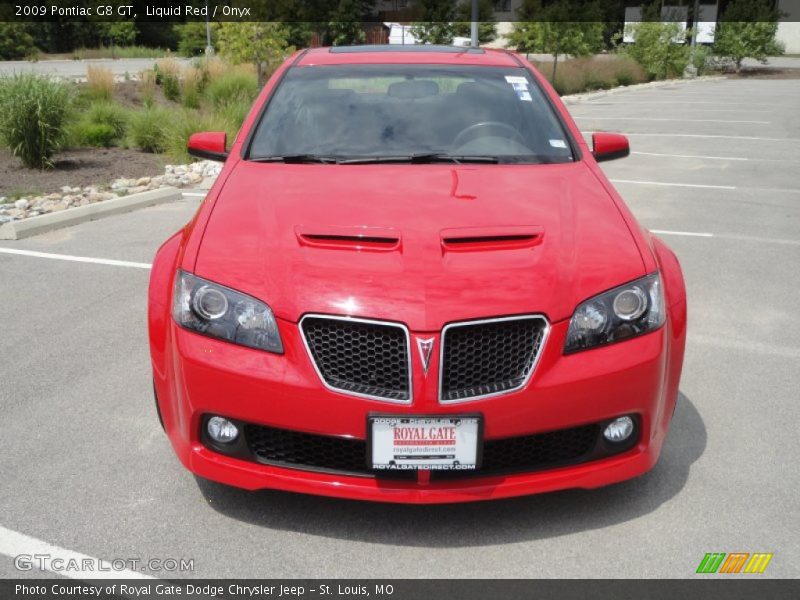 Liquid Red / Onyx 2009 Pontiac G8 GT