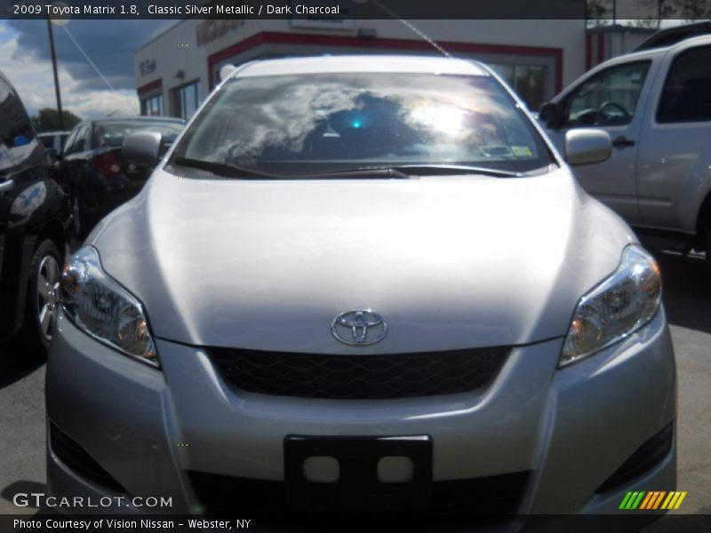Classic Silver Metallic / Dark Charcoal 2009 Toyota Matrix 1.8