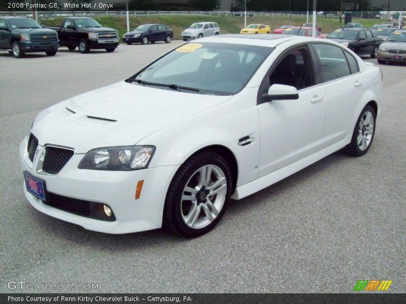 White Hot / Onyx 2008 Pontiac G8