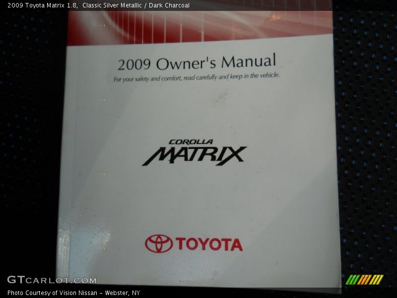 Classic Silver Metallic / Dark Charcoal 2009 Toyota Matrix 1.8