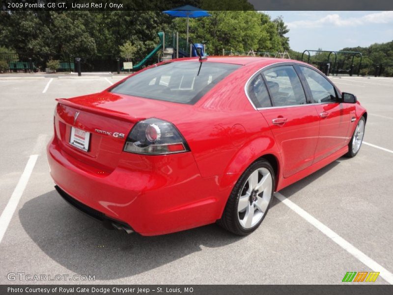 Liquid Red / Onyx 2009 Pontiac G8 GT