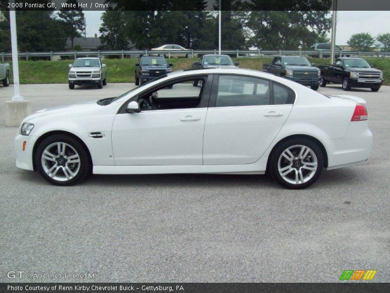 White Hot / Onyx 2008 Pontiac G8