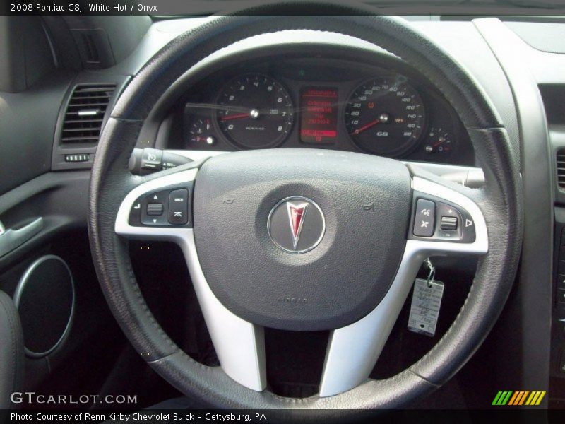 White Hot / Onyx 2008 Pontiac G8