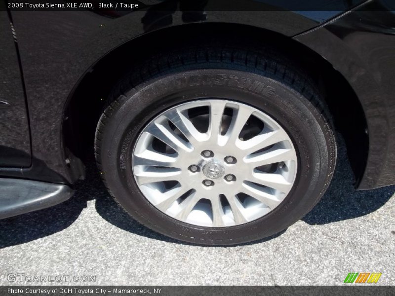 Black / Taupe 2008 Toyota Sienna XLE AWD
