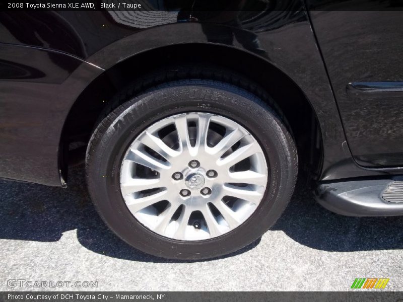 Black / Taupe 2008 Toyota Sienna XLE AWD