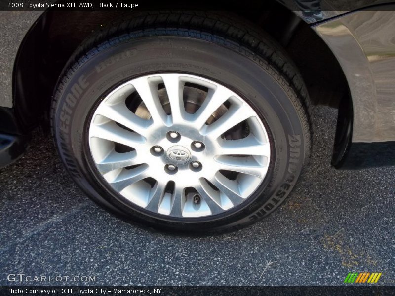 Black / Taupe 2008 Toyota Sienna XLE AWD