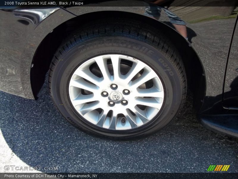 Black / Taupe 2008 Toyota Sienna XLE AWD
