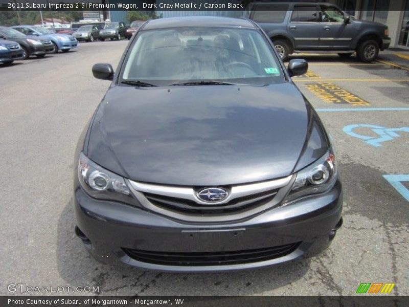 Dark Gray Metallic / Carbon Black 2011 Subaru Impreza 2.5i Premium Wagon