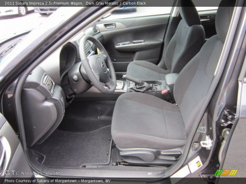  2011 Impreza 2.5i Premium Wagon Carbon Black Interior