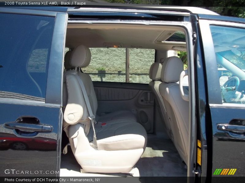 Black / Taupe 2008 Toyota Sienna XLE AWD