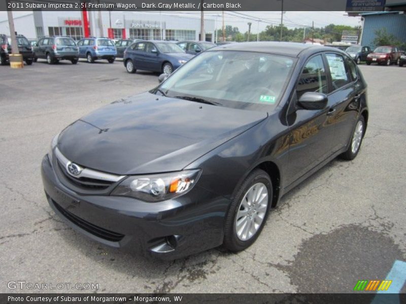 Dark Gray Metallic / Carbon Black 2011 Subaru Impreza 2.5i Premium Wagon