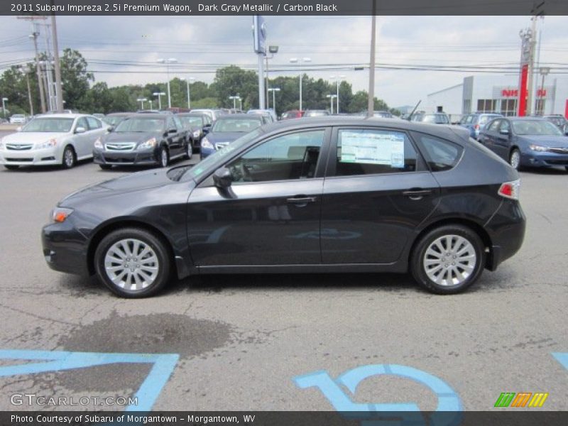 Dark Gray Metallic / Carbon Black 2011 Subaru Impreza 2.5i Premium Wagon
