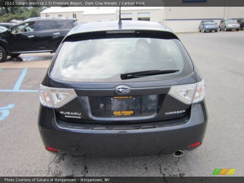 Dark Gray Metallic / Carbon Black 2011 Subaru Impreza 2.5i Premium Wagon