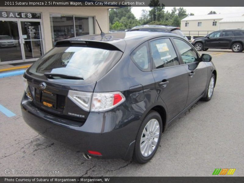 Dark Gray Metallic / Carbon Black 2011 Subaru Impreza 2.5i Premium Wagon