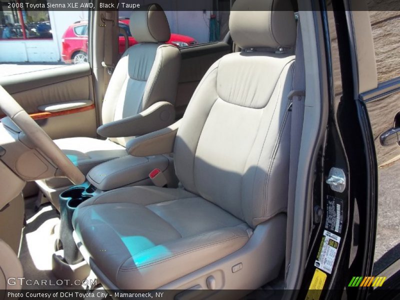 Black / Taupe 2008 Toyota Sienna XLE AWD