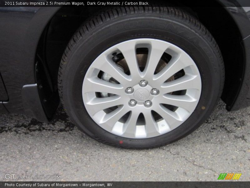 Dark Gray Metallic / Carbon Black 2011 Subaru Impreza 2.5i Premium Wagon